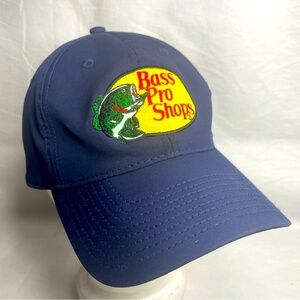 Bass Pro Shops Gone Fishing Hat Adjustable Strapback Baseball Cap Spandex Stretc